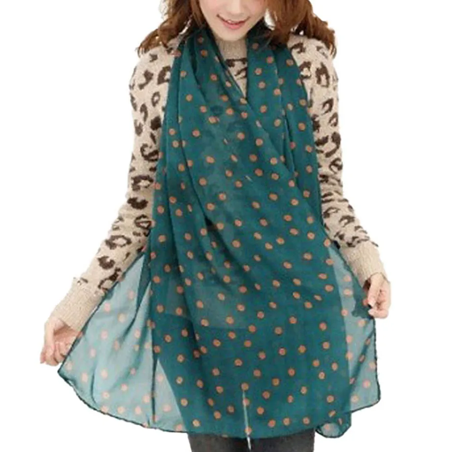 New Stylish Girl Long Soft Silk Chiffon Scarf Wrap Polka Dot Shawl Scarve For Women z2019
New Stylish Girl Long Soft Silk Chiffon Scarf Wrap Polka Dot Shawl Scarve For Women z2019