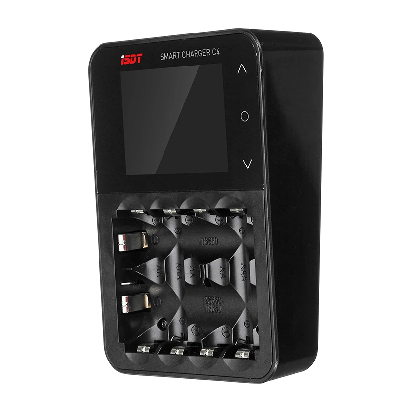 ISDT C4 8A Touch Screen Smart Battery Charger With USB Output For 18650 26650 AA AAA | Игрушки и хобби
