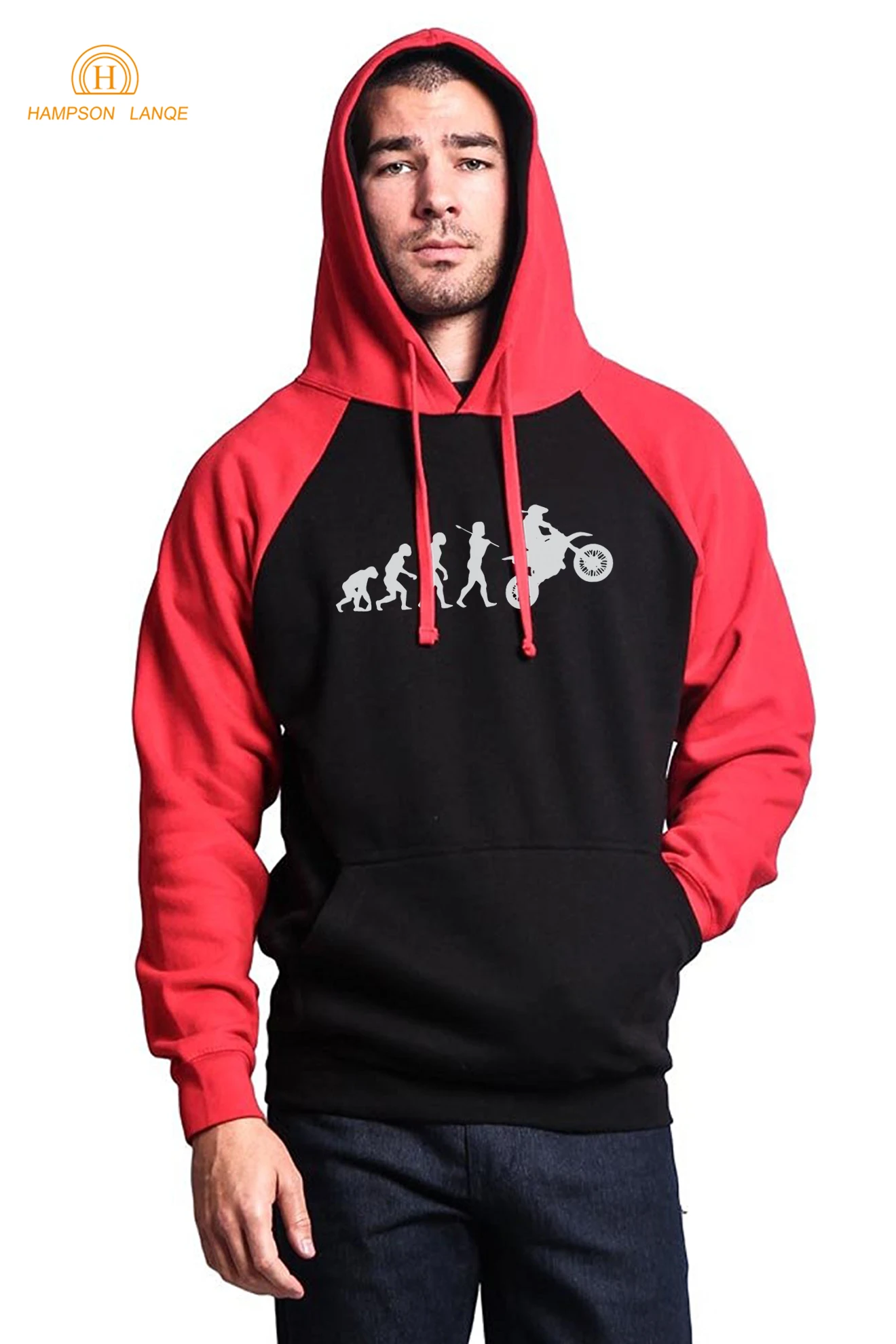 Dirtbike Evolution Motocross Punk Hoodies Men 2019 Autumn Winter Fleece High Quality Sweatshirt Men Raglan Hooded Sportswear
Dirtbike Evolution Motocross Punk Hoodies Men 2019 Autumn Winter Fleece High Quality Sweatshirt Men Raglan Hooded Sportswear