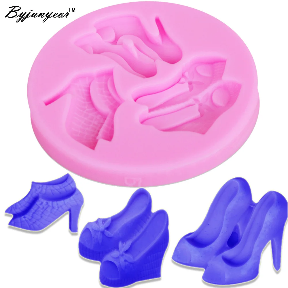 Byjunyeor M408 High-heeled shoes UV Resin Silicone Mold Fondant Chocolate Candy Gumpaste Lollipop Crystal Epoxy Soft Clay Bake T
Byjunyeor M408 High-heeled shoes UV Resin Silicone Mold Fondant Chocolate Candy Gumpaste Lollipop Crystal Epoxy Soft Clay Bake T
