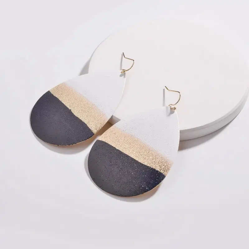 Bohemian Large Colorful Teardrop Texture Zinc Alloy Earrings for Women Fashion 2020 Alloy Teardrop Brand Statement Earrings
Bohemian Large Colorful Teardrop Texture Zinc Alloy Earrings for Women Fashion 2020 Alloy Teardrop Brand Statement Earrings
