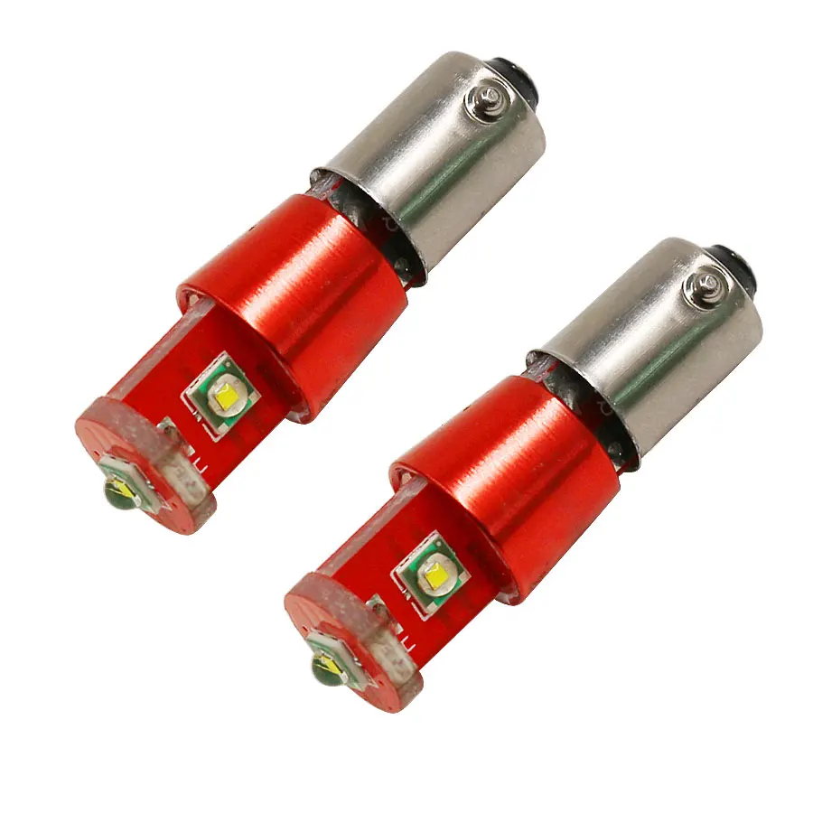 2PCS BA9S Cree Led Chips 3 SMD Super Bright Canbus 9W Error Free t4w h6w LED interior Turn Signal Car Light Source 6000K White
2PCS BA9S Cree Led Chips 3 SMD Super Bright Canbus 9W Error Free t4w h6w LED interior Turn Signal Car Light Source 6000K White