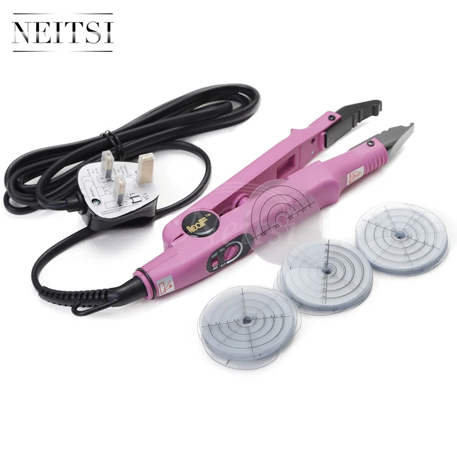 Neitsi 50pcs Heat Protector+Professional Consistent Temperature Adjustment Hair Extension Fusion Iron UK Standard Plug Connector
Neitsi 50pcs Heat Protector+Professional Consistent Temperature Adjustment Hair Extension Fusion Iron UK Standard Plug Connector