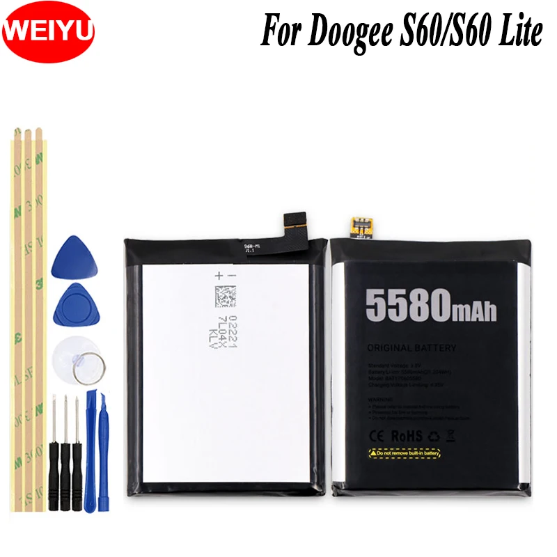 Аккумулятор для телефона Doogee S60 И S60 Lite, аккумулятор высокой емкости 5580 мАч, BAT17M15580, BAT17S605580, сменные батареи
Аккумулятор для телефона Doogee S60 И S60 Lite, аккумулятор высокой емкости 5580 мАч, BAT17M15580, BAT17S605580, сменные батареи
