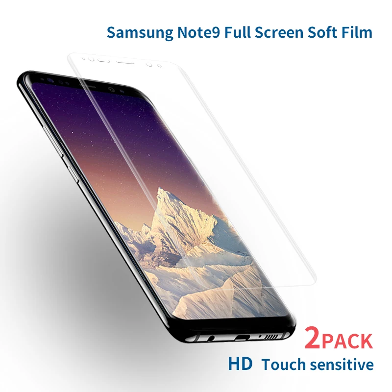 2pcs/lot 3D Curved Soft Screen Protector Film for Samsung Note 9 Full Cover Protector Full Screen Front Back Film Not Glass
2pcs/lot 3D Curved Soft Screen Protector Film for Samsung Note 9 Full Cover Protector Full Screen Front Back Film Not Glass