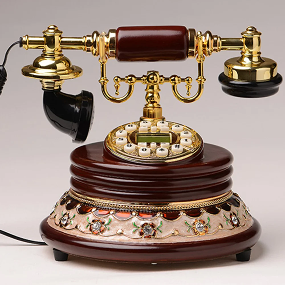 The new European telephone landline telephone cable retro antique household villa fixed telephone
The new European telephone landline telephone cable retro antique household villa fixed telephone