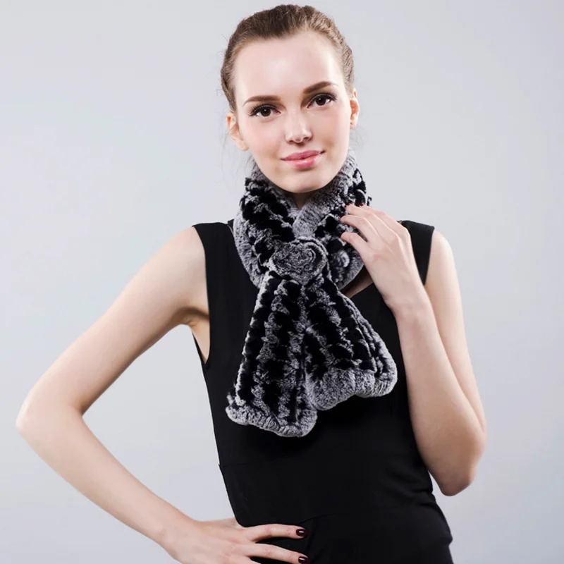 Winter Scarf For Women Knit Rex Rabbit Fur Luxury Brand Lencos e Echarpes Foulard Femme Fur Cachecol Floral Designer Scarve
Winter Scarf For Women Knit Rex Rabbit Fur Luxury Brand Lencos e Echarpes Foulard Femme Fur Cachecol Floral Designer Scarve