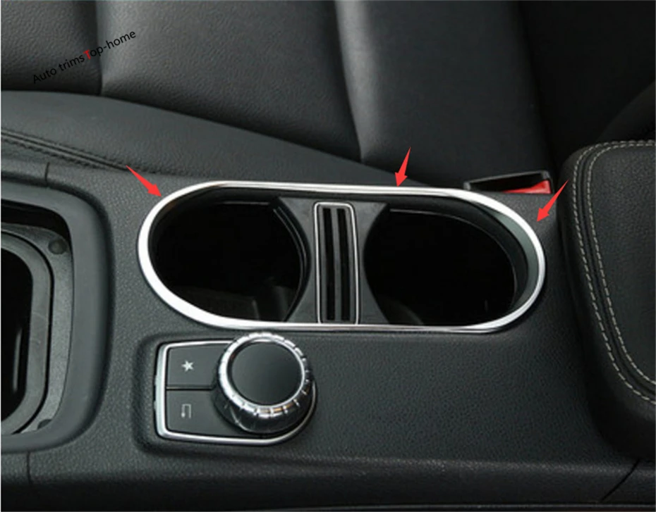Матовая Внутренняя установка Yimaautotrims для Mercedes Benz CLA / GLA X156 W117 2014 2019 средняя отделка