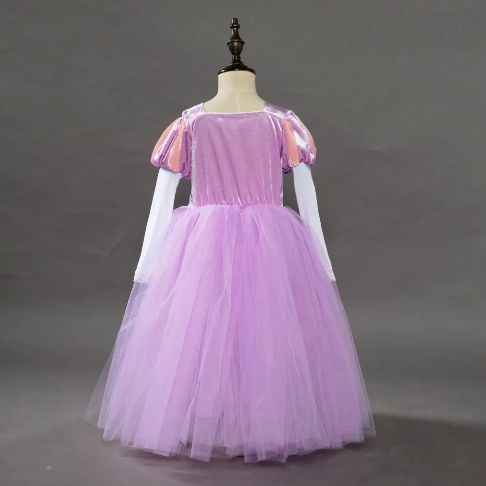 Free shipping 2018 girl's new Long hair princess dress Sophia dress girl's party dress Halloween Sofia the first Cosplay costume
Free shipping 2018 girl's new Long hair princess dress Sophia dress girl's party dress Halloween Sofia the first Cosplay costume