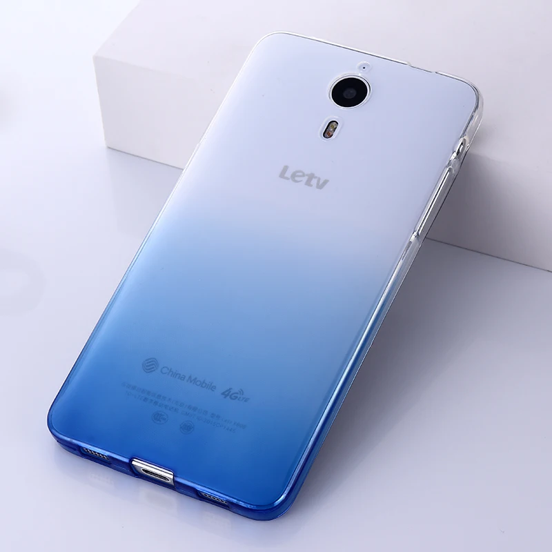 Letv le 1 чехол X600 Прозрачный Тонкий силиконовый 5 дюйма ультратонкий градиентный