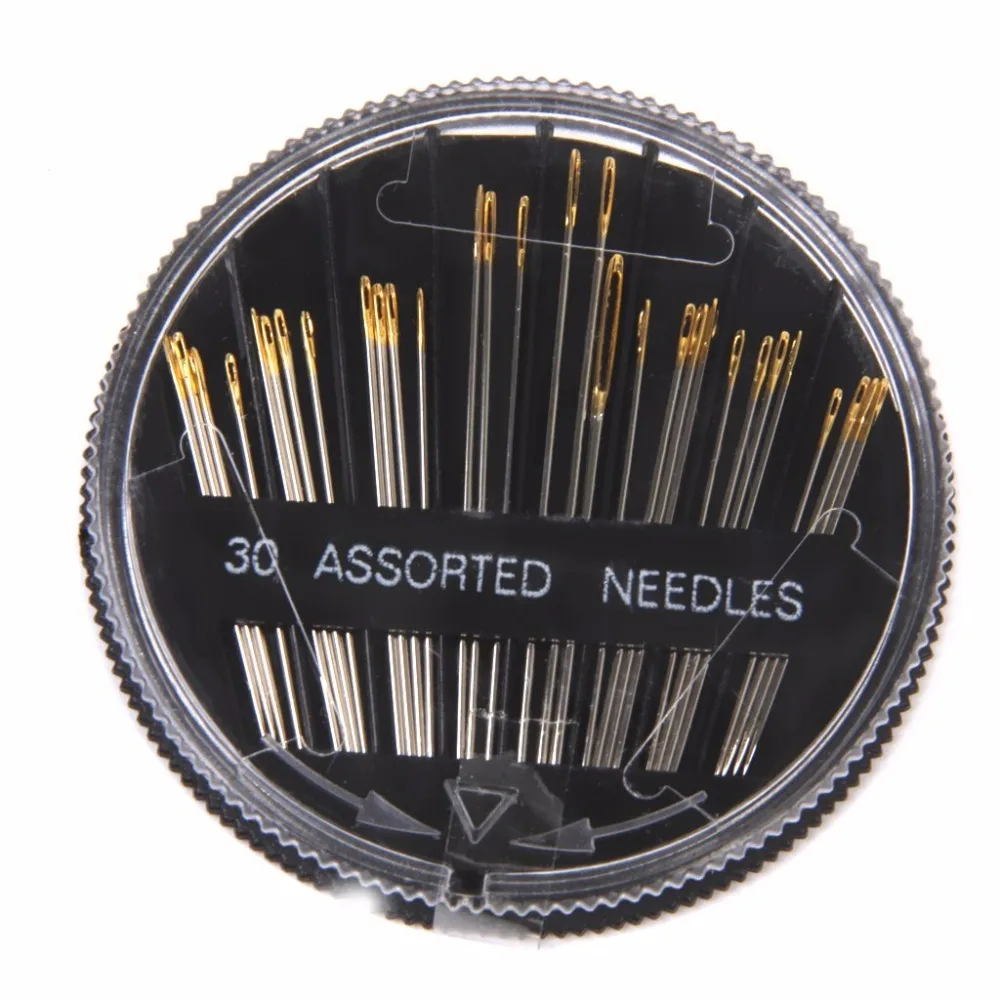 30pcs Assorted Hand Sewing Needles in Compact Stainless Steel Big Eye DIY Craft Sewing Needles Set with Different Sizes
30pcs Assorted Hand Sewing Needles in Compact Stainless Steel Big Eye DIY Craft Sewing Needles Set with Different Sizes