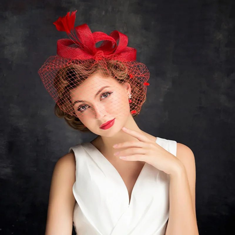 2018 New Korean Fashion Women Hat Lace Floral Hat Bridal Hats Wedding Accessories Red Gauze Female Headwear Elegant
2018 New Korean Fashion Women Hat Lace Floral Hat Bridal Hats Wedding Accessories Red Gauze Female Headwear Elegant