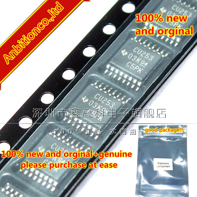 10 шт., 100% Новый оригинальный мультиплексор SN74CBT3253PWR CU253 TSSOP16 DUAL 1-of-4 FET
10 шт., 100% Новый оригинальный мультиплексор SN74CBT3253PWR CU253 TSSOP16 DUAL 1-of-4 FET