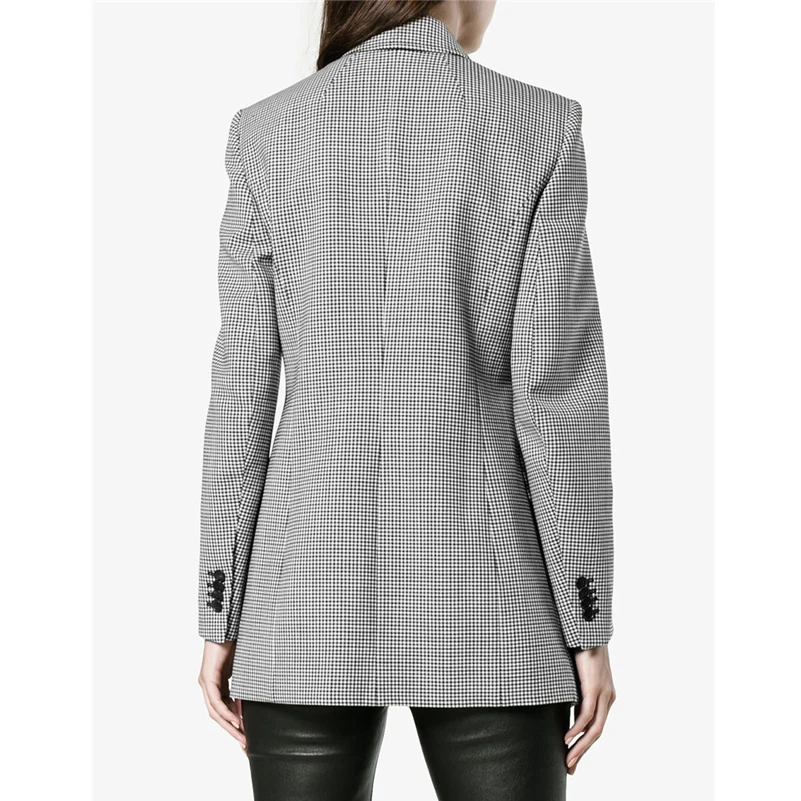 AEL Fashion Brand Plaid Women Blazer Long Sleeve Lapel Collar Pocket Slim Female Casual Coat Autumn Office Lady Jacket Suit
AEL Fashion Brand Plaid Women Blazer Long Sleeve Lapel Collar Pocket Slim Female Casual Coat Autumn Office Lady Jacket Suit