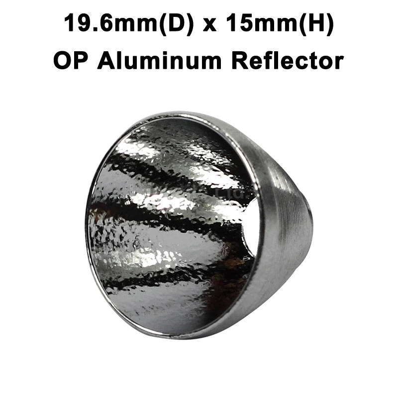 

19.6mm(D) x 15mm(H) OP Aluminum Reflector for CREE XP-L
