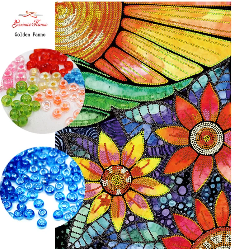 GoldenPanno Needlework DIY bead Cross stitch Embroidery stitch cartoon flowers and Sun ray printed Pattern cross stitching 913
GoldenPanno Needlework DIY bead Cross stitch Embroidery stitch cartoon flowers and Sun ray printed Pattern cross stitching 913