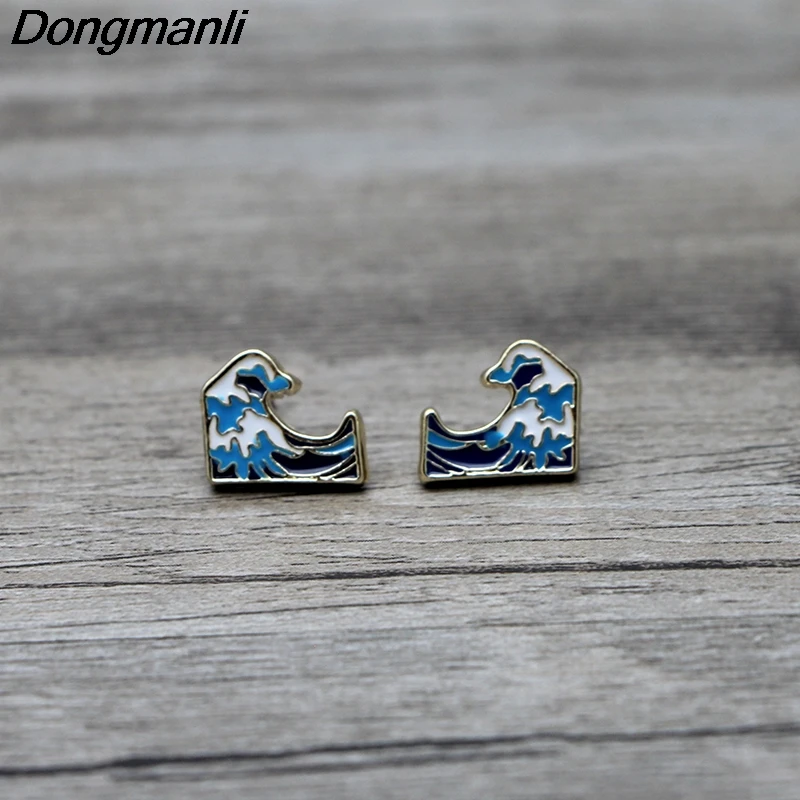 L2630 Blau Wellen Cartoon Stud Earring Steel Pierced Ear Stud Enamel Earrings Pendant for Kids Girls Cute Accessories
L2630 Blau Wellen Cartoon Stud Earring Steel Pierced Ear Stud Enamel Earrings Pendant for Kids Girls Cute Accessories