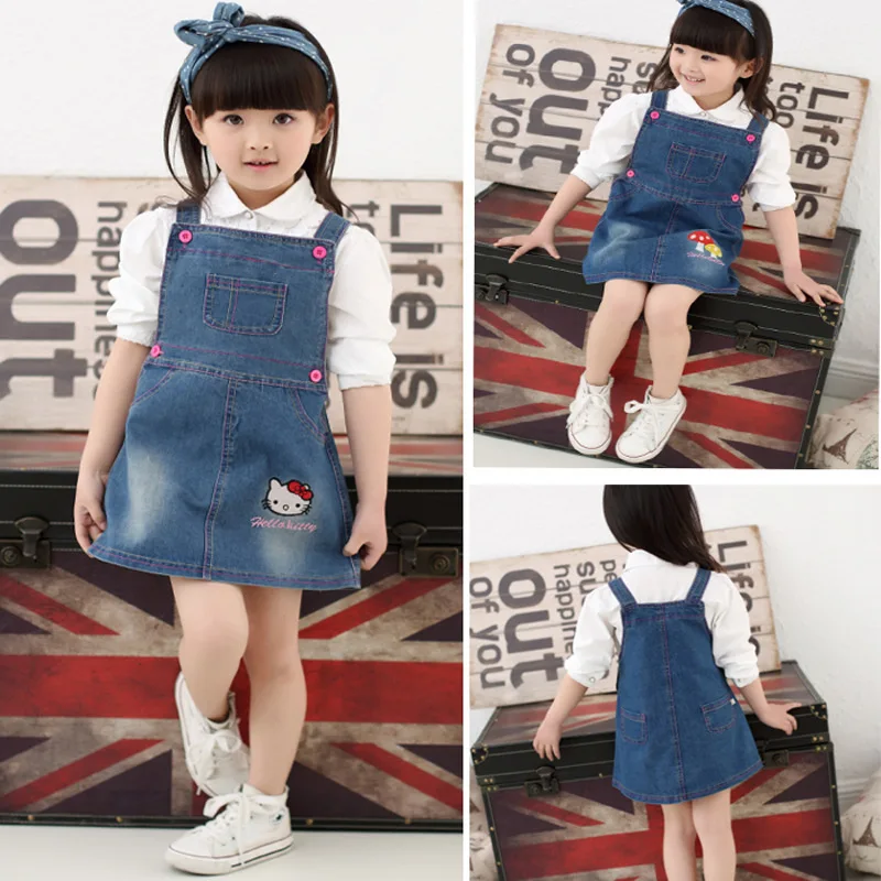 Summer kitty Cat cute baby girl denim dress cartoon girls overalls dress Kids Sundress cartoon1-5T
Summer kitty Cat cute baby girl denim dress cartoon girls overalls dress Kids Sundress cartoon1-5T