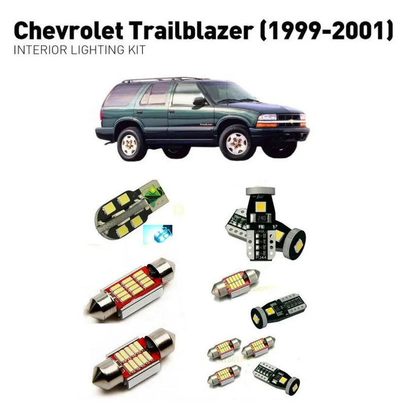 Led interior lights For Chevrolet trailblazer 1999-2001 10pc Led Lights For Cars lighting kit automotive bulbs Canbus
Led interior lights For Chevrolet trailblazer 1999-2001 10pc Led Lights For Cars lighting kit automotive bulbs Canbus