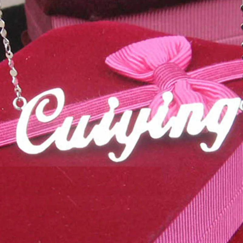 Женское ожерелье с буквенным принтом подвесная подвеска надписью подарок для