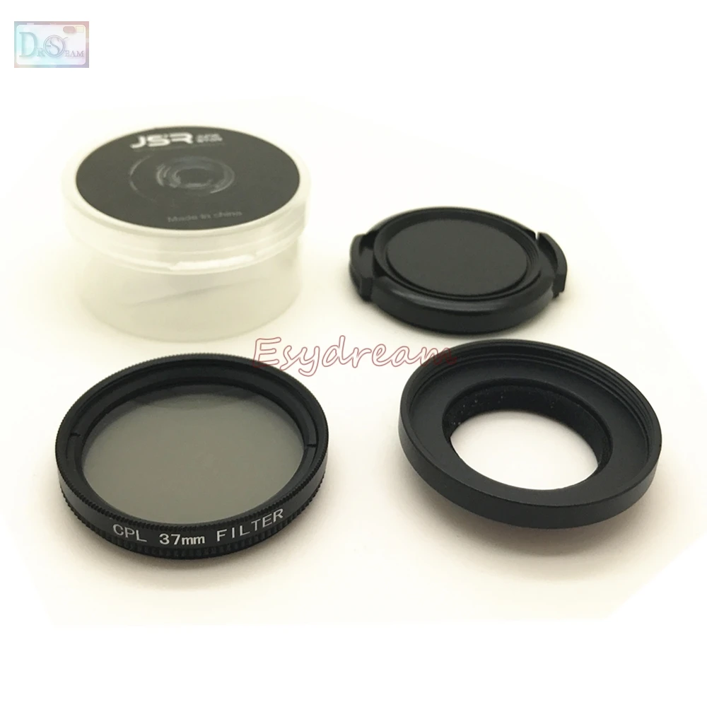 37mm CPL Filter + Ring Adapter + Lens Cap Kit 3in1 Set for Xiaomi Yi Xiaoyi II 4K 4K+ Plus Sport Action Cam Accessories 37 mm
37mm CPL Filter + Ring Adapter + Lens Cap Kit 3in1 Set for Xiaomi Yi Xiaoyi II 4K 4K+ Plus Sport Action Cam Accessories 37 mm
