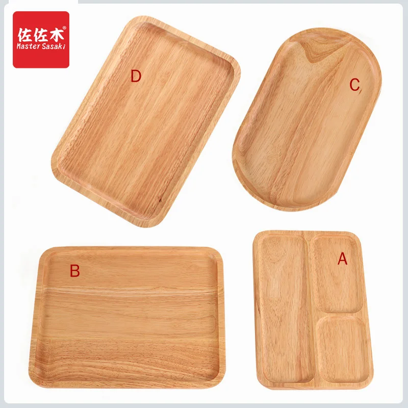 Wooden tea tray tray dish plate round fruit of European household tableware / logs carved LOGO support
Wooden tea tray tray dish plate round fruit of European household tableware / logs carved LOGO support