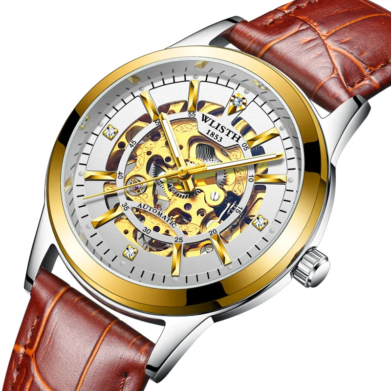 2019 WLISTH Brand Men's Business Clock Hollow-out Automatic Mechanical Watch Nightlight Waterproof Leisure Men's Watch
2019 WLISTH Brand Men's Business Clock Hollow-out Automatic Mechanical Watch Nightlight Waterproof Leisure Men's Watch