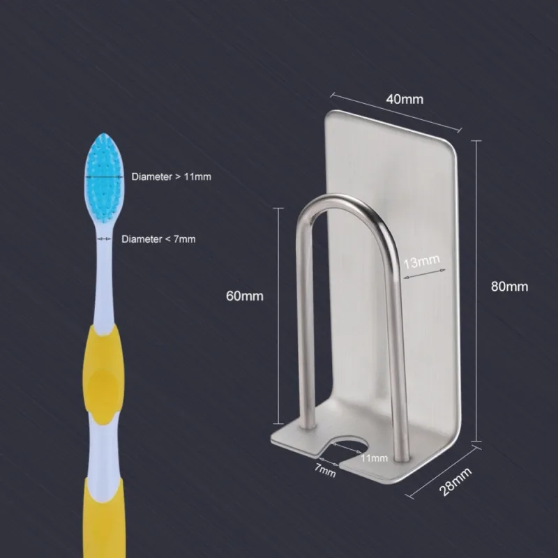 Multifunction Toothbrush Holder Stainless Steel Tooth Holder Suction Wall Free Punching Toothbrush Rack Bathroom Toothbrush Hook
Multifunction Toothbrush Holder Stainless Steel Tooth Holder Suction Wall Free Punching Toothbrush Rack Bathroom Toothbrush Hook