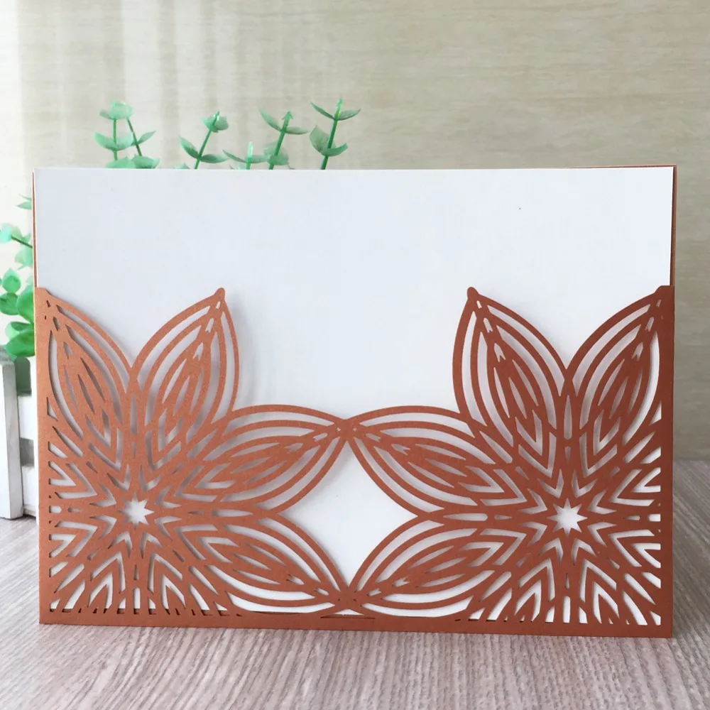 40Pcs New Laser Cut Wedding Invitations Cards Set/Flower Greeting Cards/Customize Business Invitations RSVP Cards Party Supplies
40Pcs New Laser Cut Wedding Invitations Cards Set/Flower Greeting Cards/Customize Business Invitations RSVP Cards Party Supplies
