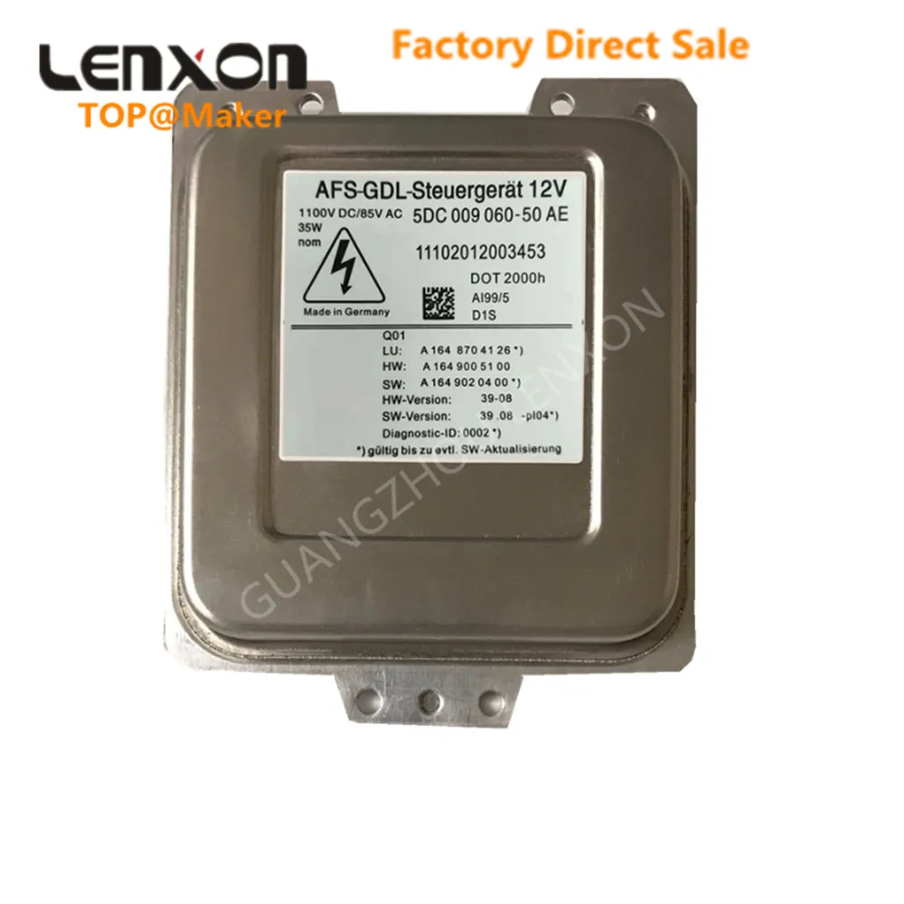 LX Factory OEM A1648704126 For Ben(z) W164 Headlight Ballast 2011-2013 Original D1S AFS Control Unit Module 5DC009060-50 AE
LX Factory OEM A1648704126 For Ben(z) W164 Headlight Ballast 2011-2013 Original D1S AFS Control Unit Module 5DC009060-50 AE