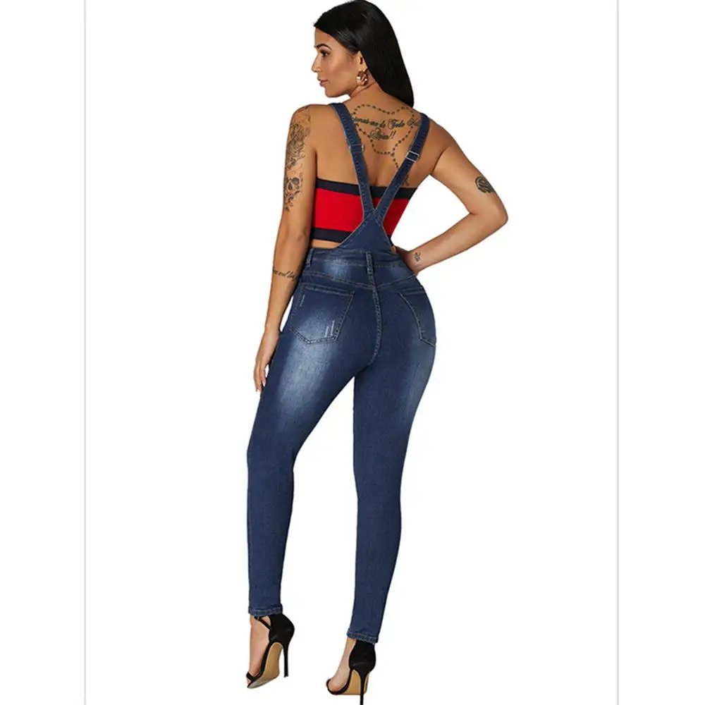 High Waist Ripped Denim Overalls Jumpsuit for Women Elegant Ladies Sexy High Rise Butt Lift Jeans Jumpsuits Rompers Plus Size
High Waist Ripped Denim Overalls Jumpsuit for Women Elegant Ladies Sexy High Rise Butt Lift Jeans Jumpsuits Rompers Plus Size