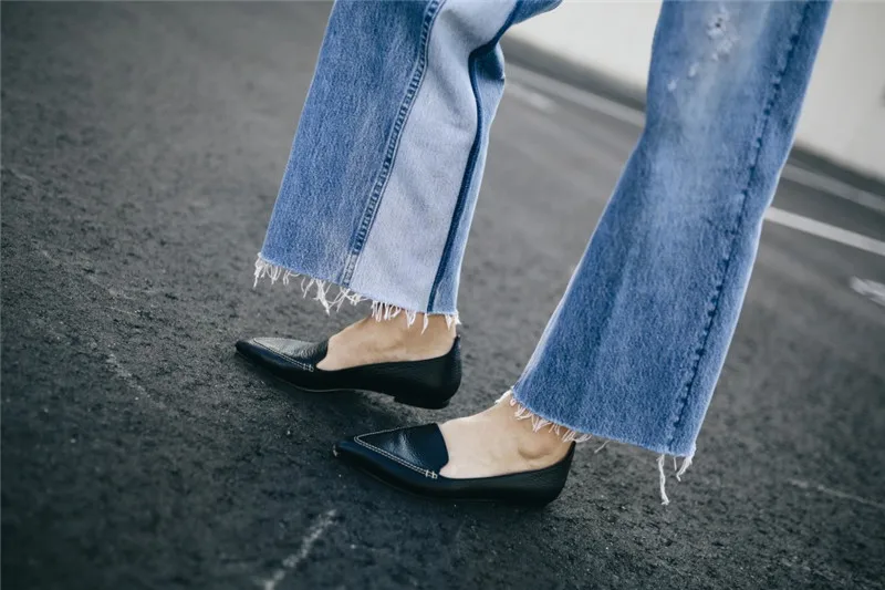AEL Denim Women Wide Leg Pants 2019 Spring Fashion Splicing Clothing High Quality Patchwork Jeans Casual Slim Trousers Femme
AEL Denim Women Wide Leg Pants 2019 Spring Fashion Splicing Clothing High Quality Patchwork Jeans Casual Slim Trousers Femme