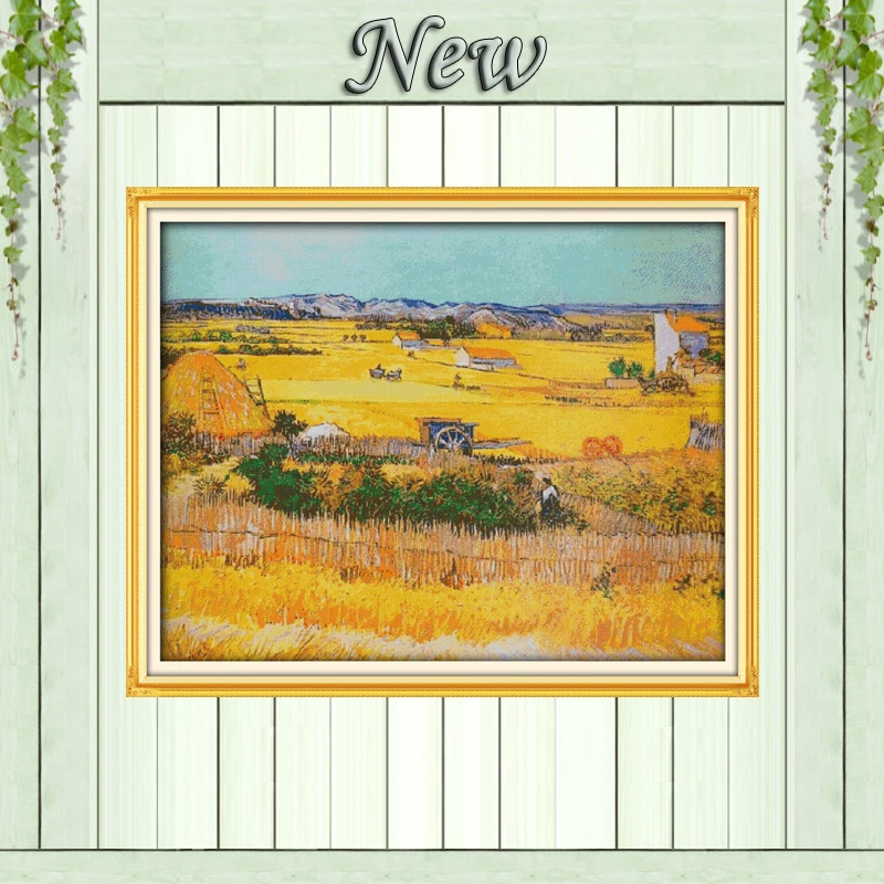 A good harvest of wheat decor paintings counted printed on canvas DMC 14CT 11CT DIY Cross Stitch Embroidery kits Needlework Sets
A good harvest of wheat decor paintings counted printed on canvas DMC 14CT 11CT DIY Cross Stitch Embroidery kits Needlework Sets