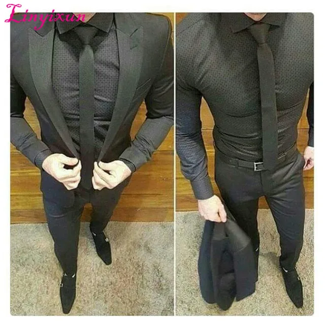 Linyixun Botch Groom Tuxedos Jacket+Pant Wedding Suit For Men Mens 2020 One Buttons Fashion Tuxedos After Six Groom Suits
Linyixun Botch Groom Tuxedos Jacket+Pant Wedding Suit For Men Mens 2020 One Buttons Fashion Tuxedos After Six Groom Suits