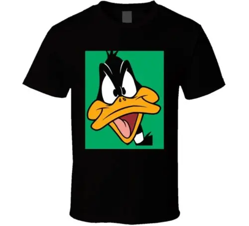 Футболка с мультипликационным персонажем Daffy Duck Looney Toons Мужская футболка унисекс