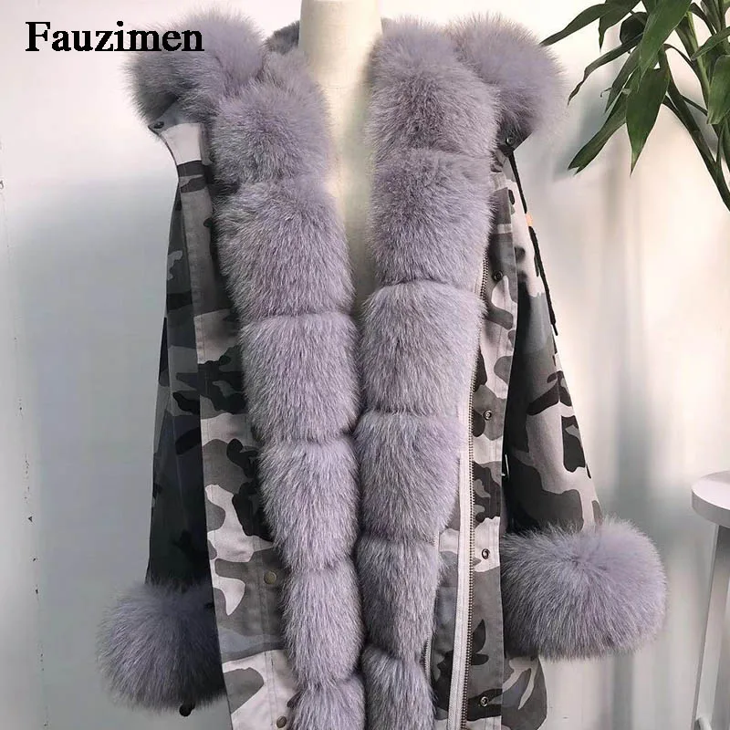 Real Natural Fox Fur Coat Jacket Parka With Big Large Fox Fur Collar And Fox Fur Liner Thick Warm Fashion New Waterproof Women
Real Natural Fox Fur Coat Jacket Parka With Big Large Fox Fur Collar And Fox Fur Liner Thick Warm Fashion New Waterproof Women
