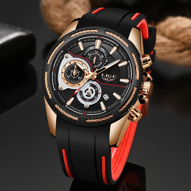 2019New LIGE Silicone Strap Men Watches Fashion Top Brand luxury Business Luminous Quartz Watch Men Casual Waterproof Date Clock
2019New LIGE Silicone Strap Men Watches Fashion Top Brand luxury Business Luminous Quartz Watch Men Casual Waterproof Date Clock