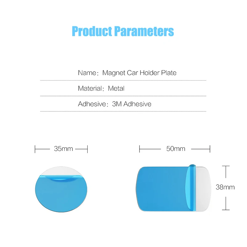 Metal Plate Disk Iron Sheet For Magnet Car Air Vent Mount Stand 3M Adhesive Kit With For Magnetic Mount Car Mobile Phone Holder
Metal Plate Disk Iron Sheet For Magnet Car Air Vent Mount Stand 3M Adhesive Kit With For Magnetic Mount Car Mobile Phone Holder