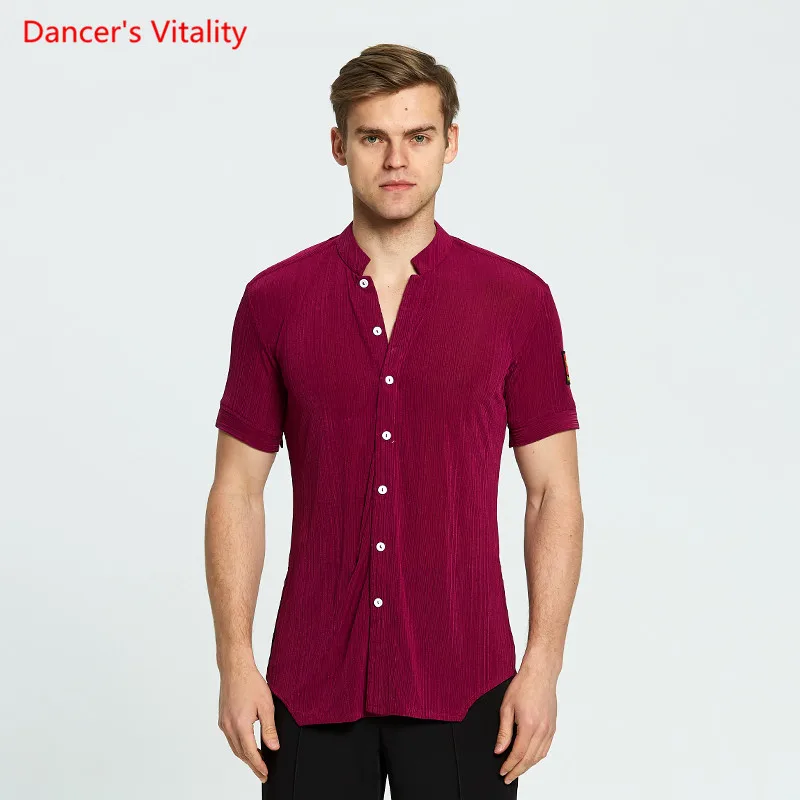 Adult Men's Short Sleeve Shirt Ballroom Dance Tops Waltz Latin Dance shirt Men Latin Dance Shirts Ballroom Stage Dance Tops
Adult Men's Short Sleeve Shirt Ballroom Dance Tops Waltz Latin Dance shirt Men Latin Dance Shirts Ballroom Stage Dance Tops