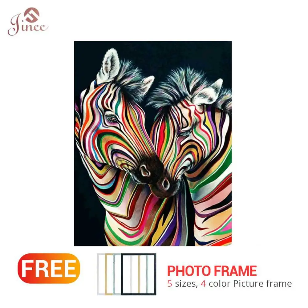 Full Square/Round 5D DIY Diamond Painting Beautiful Colorful Zebra Diamond Embroidery Of Rhinestone Diamond Home Decor
Full Square/Round 5D DIY Diamond Painting Beautiful Colorful Zebra Diamond Embroidery Of Rhinestone Diamond Home Decor