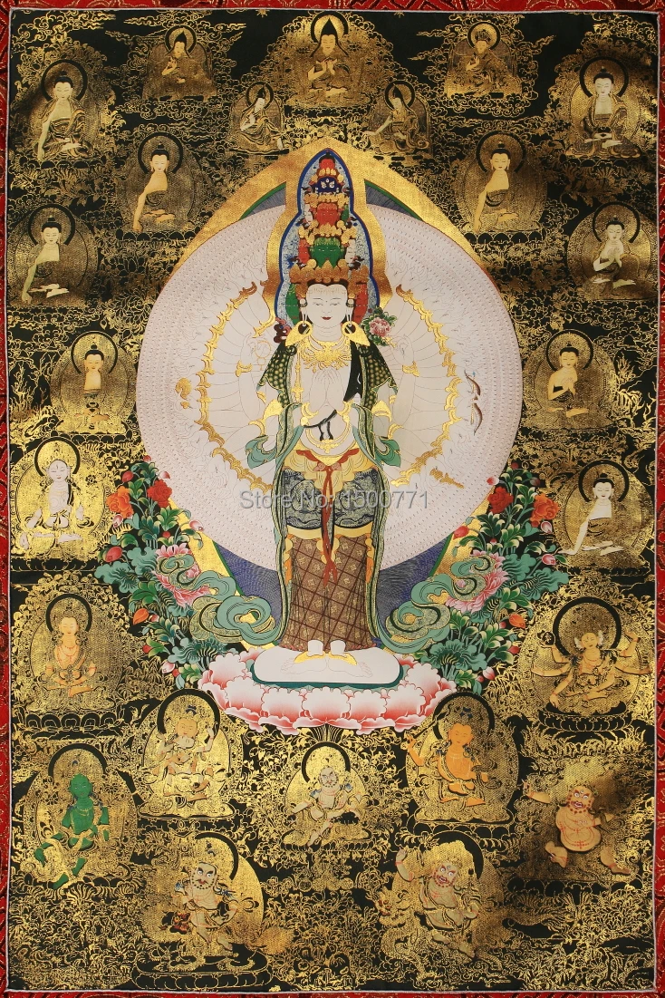 Тибетская картина танка, имитация окрашенной Avalokitesvara Nepal, ручная работа, тибетские новогодние картины в рамке
Тибетская картина танка, имитация окрашенной Avalokitesvara Nepal, ручная работа, тибетские новогодние картины в рамке