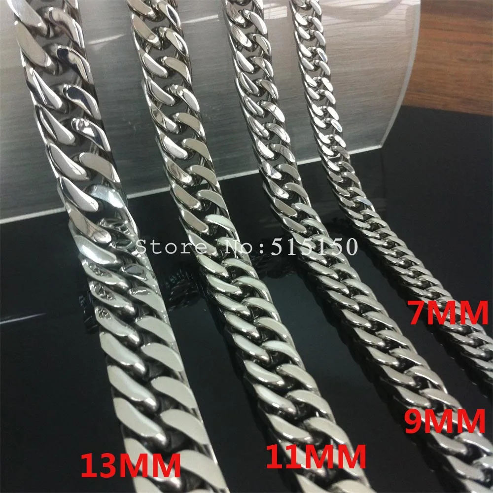 2015 New Style Casual Men Necklaces Stainless Steel Cowboy Chains Necklaces Men 13/11/9/7mm Silver Color Men Jewelry23.6"
2015 New Style Casual Men Necklaces Stainless Steel Cowboy Chains Necklaces Men 13/11/9/7mm Silver Color Men Jewelry23.6"