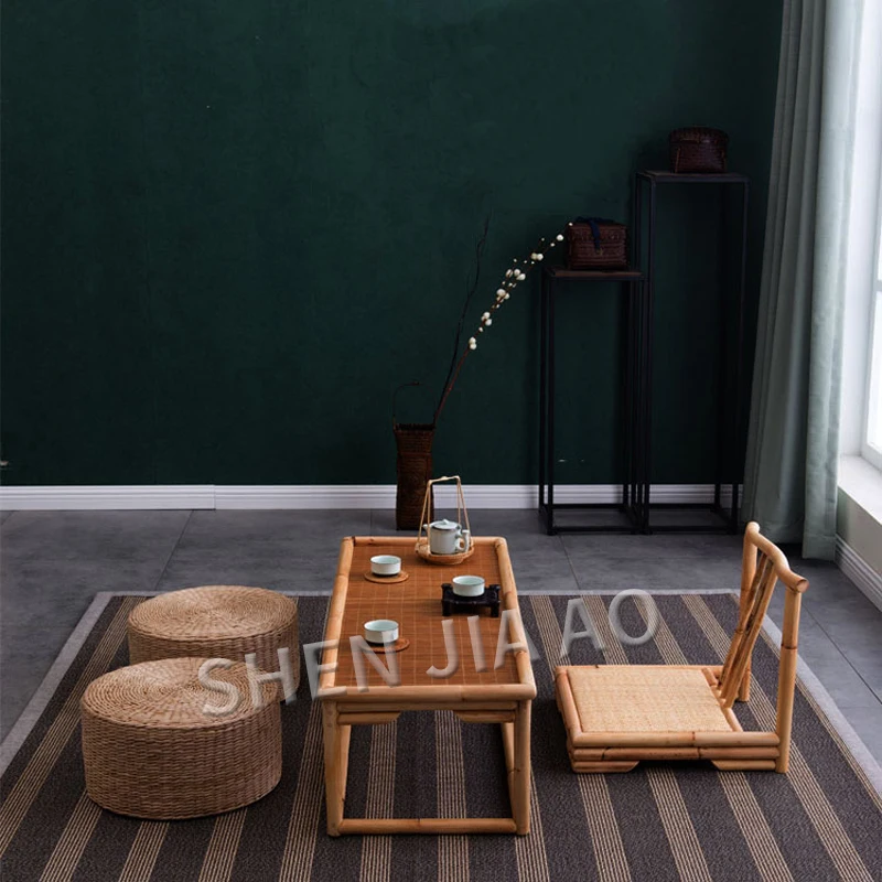 Retro Tea Table Bamboo Rattan Balcony Japanese Style Tatami Coffee Table Bay Window Bamboo And Rattan Craft Table 1PC
Retro Tea Table Bamboo Rattan Balcony Japanese Style Tatami Coffee Table Bay Window Bamboo And Rattan Craft Table 1PC