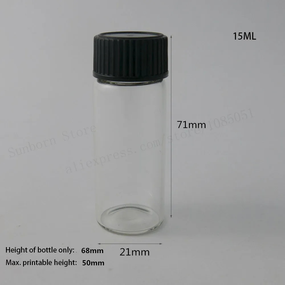 New 2000 X 15ml Clear Empty Small Glass Vials With Plastic Screw Cap 15cc 1/2oz Transparent Glass E liquid Bottle For Cosmetic
New 2000 X 15ml Clear Empty Small Glass Vials With Plastic Screw Cap 15cc 1/2oz Transparent Glass E liquid Bottle For Cosmetic
