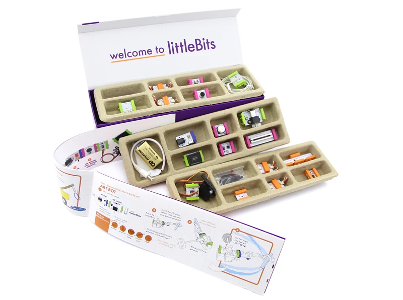 DELUXE KIT-Littlebits оригинальный импортный набор senior electronic building blocks DIY electronic production kit winder
DELUXE KIT-Littlebits оригинальный импортный набор senior electronic building blocks DIY electronic production kit winder