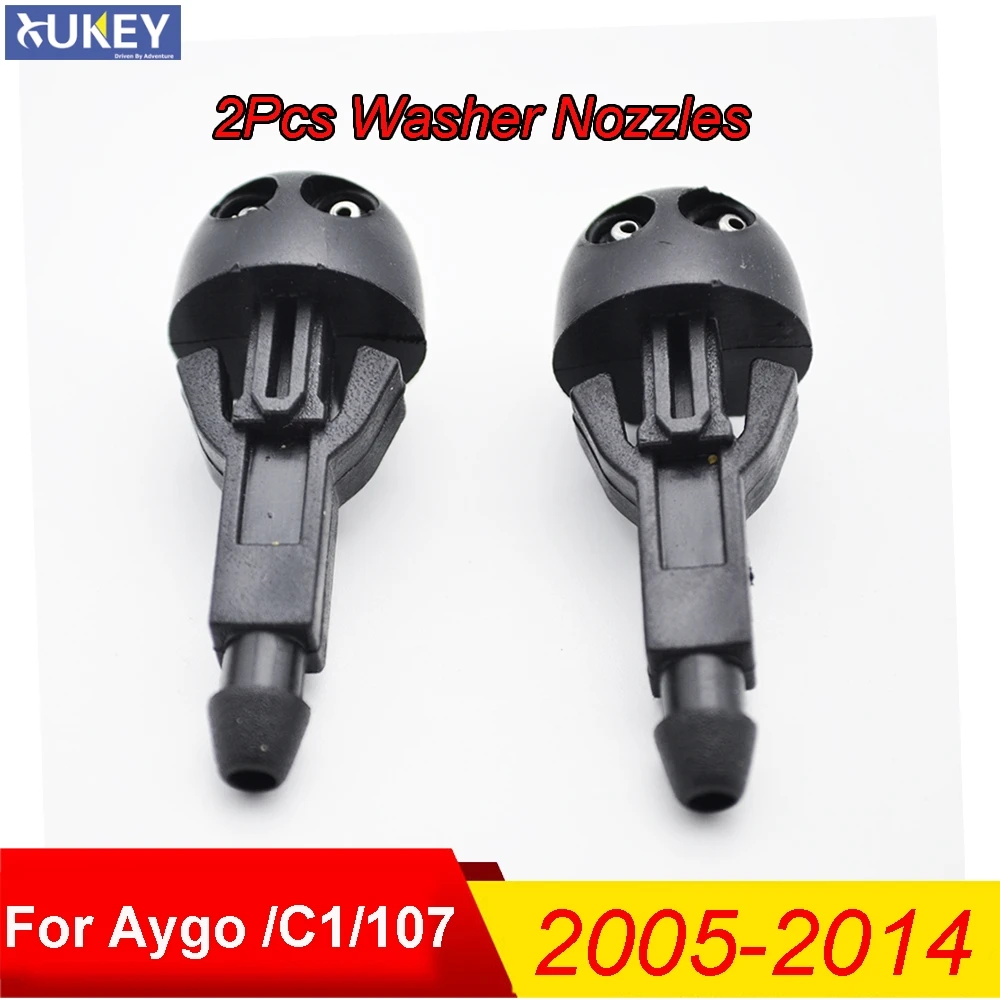 Комплект форсунок для переднего ветрового стекла Xukey 2 шт./компл. для Peugeot 107 2014 2013 2012 2011 2010 2009 2008 2007 2006
Комплект форсунок для переднего ветрового стекла Xukey 2 шт./компл. для Peugeot 107 2014 2013 2012 2011 2010 2009 2008 2007 2006