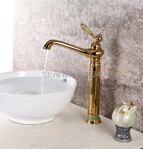 Free shipping Gold PVD clour single hole Bathroom tall Vessel sink crystal faucet mixer tap
Free shipping Gold PVD clour single hole Bathroom tall Vessel sink crystal faucet mixer tap