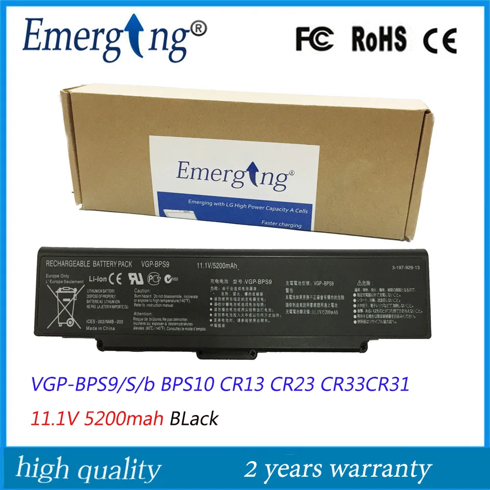 Новый качественный аккумулятор 11,1 В 5200 мАч для ноутбука SONY VGP-BPS9/S/b VGP-BPL9 BPS10 BPS9 CR23 CR33CR31
Новый качественный аккумулятор 11,1 В 5200 мАч для ноутбука SONY VGP-BPS9/S/b VGP-BPL9 BPS10 BPS9 CR23 CR33CR31