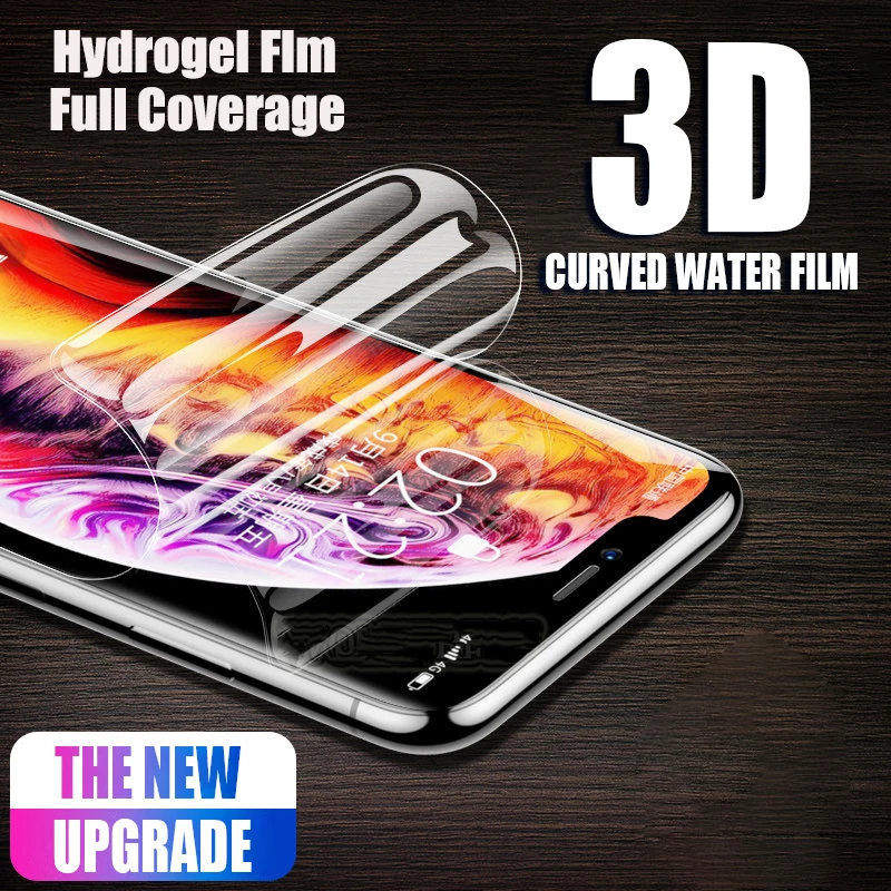 Защитная пленка для экрана Samsung Galaxy S9 Note 9 8 6D мягкая Гидрогелевая S10 S8 S7 S6 Edge Plus не