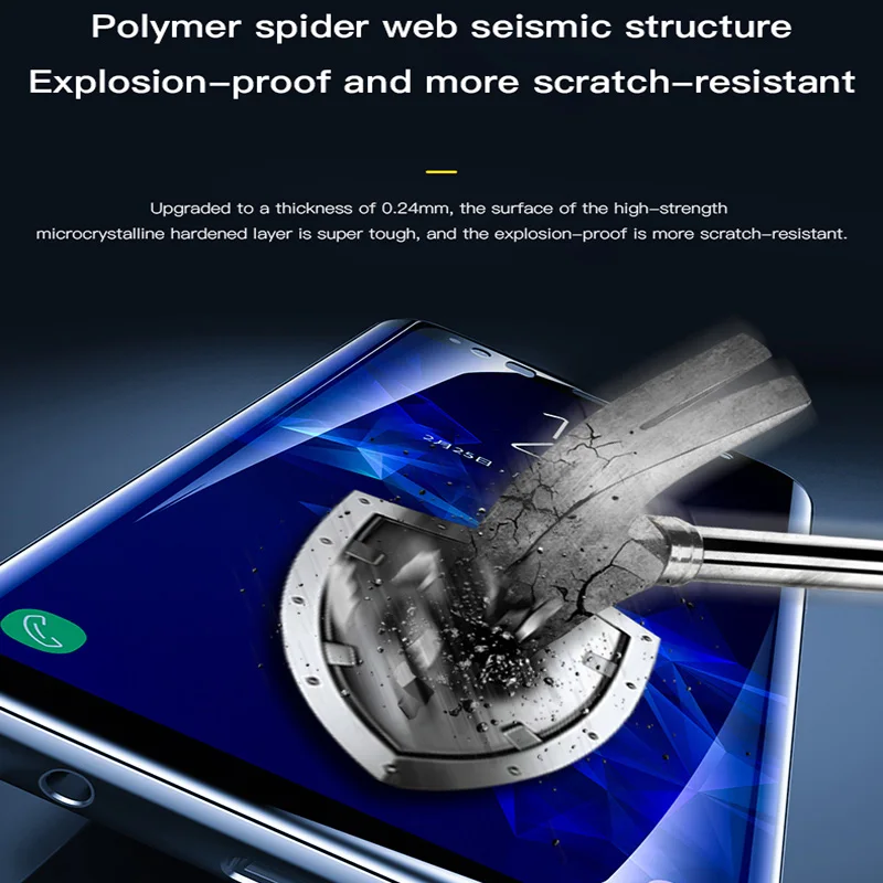 Мягкая пленка с полным покрытием 9D для Samsung Galaxy Note 10 9 8 S9 S8 S10 e 5G Plus S7 Edge Защита